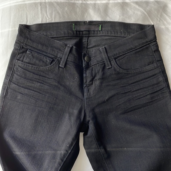 J Brand Pencil Leg Black Skinnies, Size 25 - Picture 3 of 4